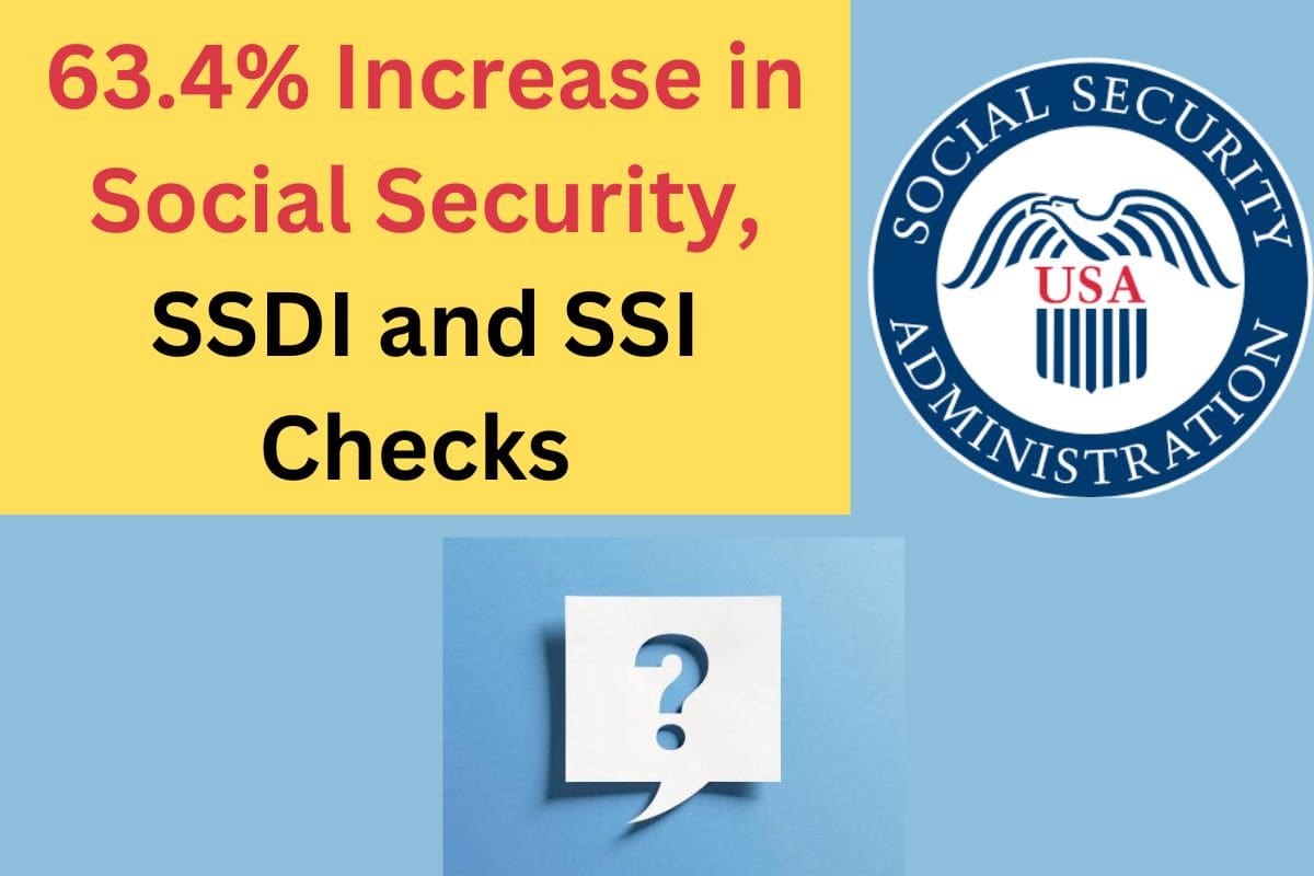 63.4% Increase in Social Security, SSDI and SSI Checks in 2024 : is New Increase Released ? Fact Checks 